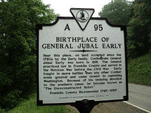 Historical marker at the birthplace (Marmaduke Percy)